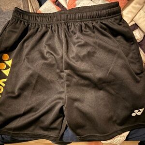 Yonex Black Sports Shorts badminton